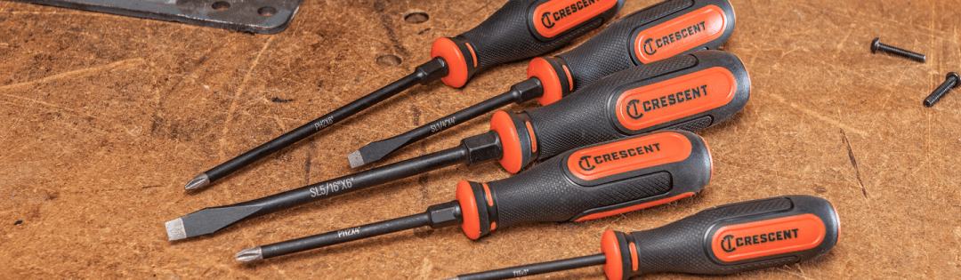 JET 13-Piece Mechanic's Screwdriver Set - Jumbo Grip Handles With Magnetic Tips