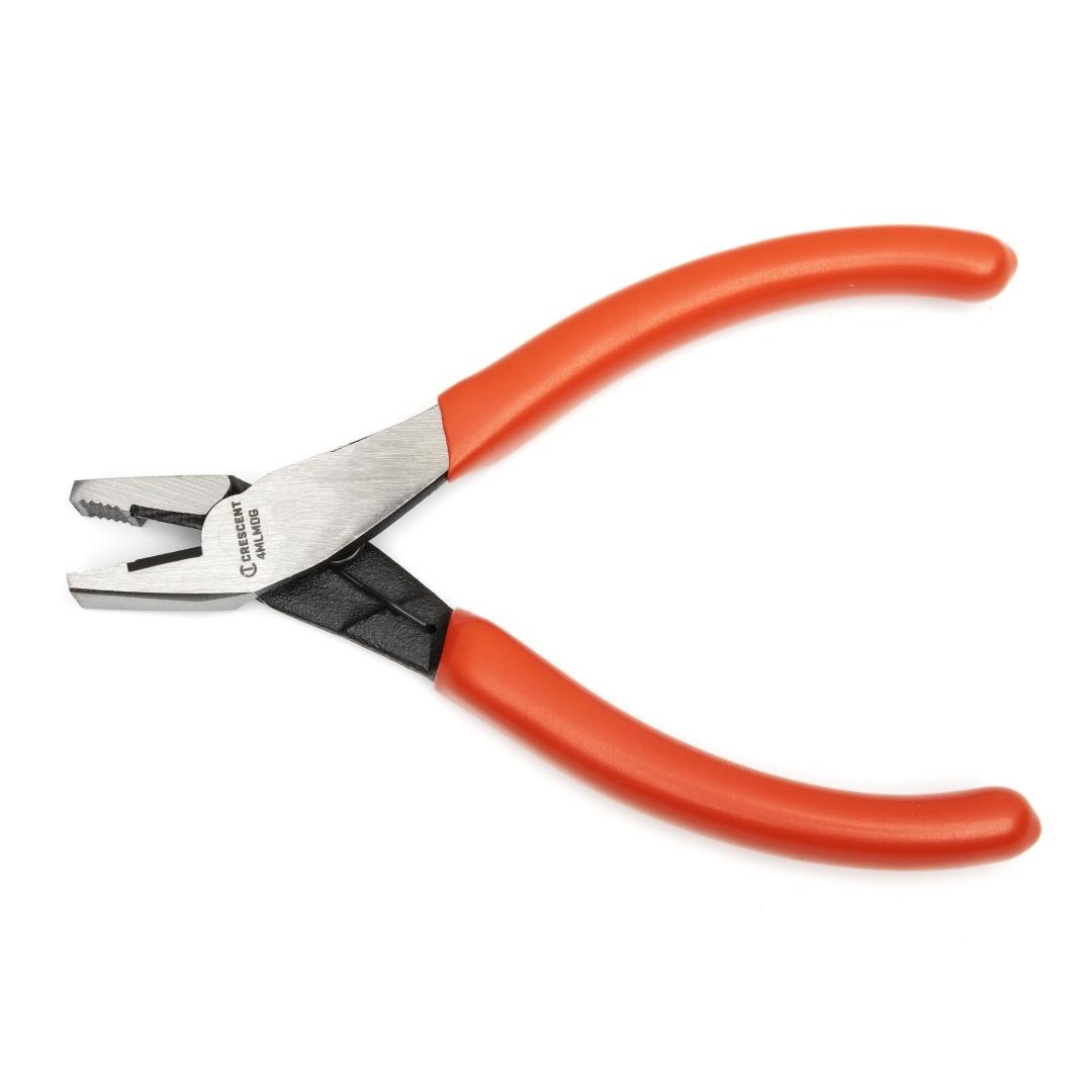 4" Mini Dipped Handle Linesman Pliers Crescent Tools