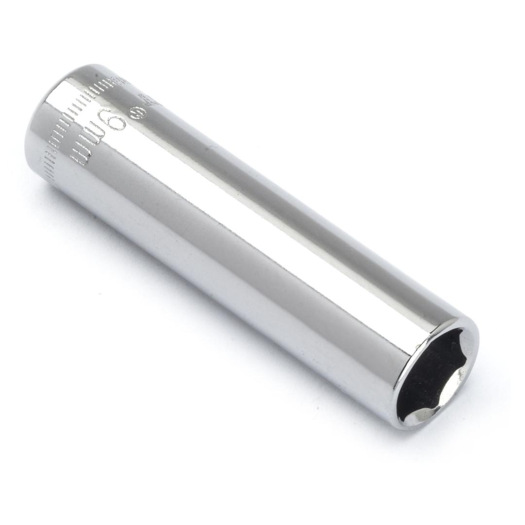 Crescent 3/8" Antrieb 6-Punkt Deep Socket 9mm – CDDS39N, Verchromt Für Profis & Heimwerker