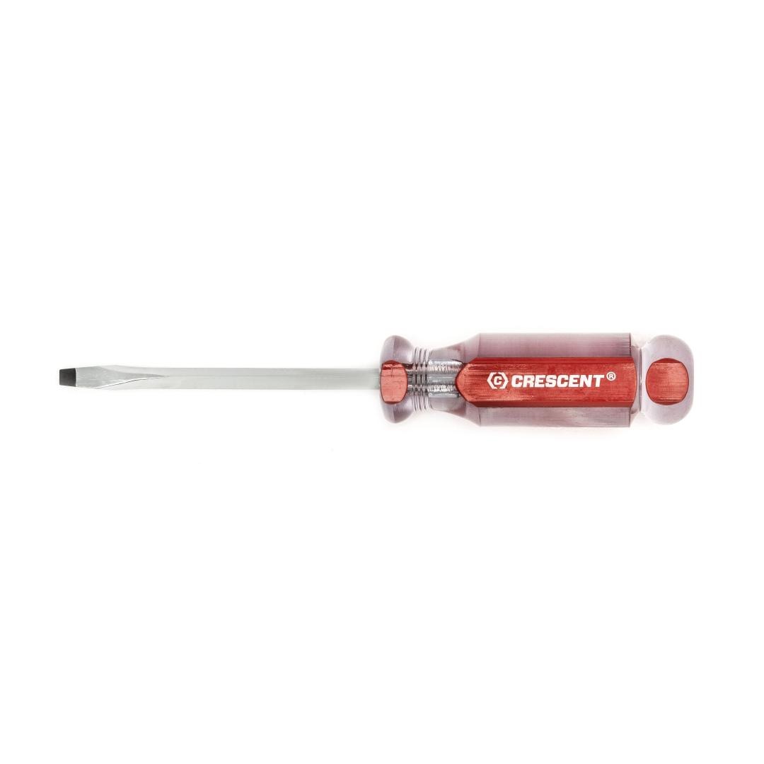 Crescent 22433 Slotted Screwdriver with Cushion Grip 