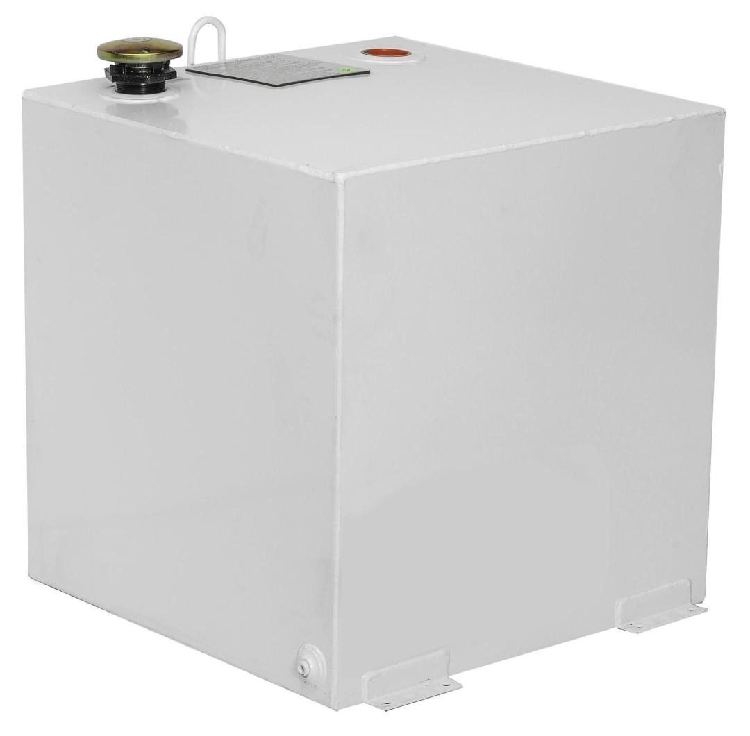 <Telo> CRESCENT クレセント 50 Gallon White Square Steel Liquid Transfer Tank for Trucks