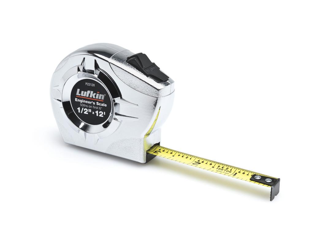Model 0012R 1/2″ X 12′ Adhesive Backed Steel Tape Measure–Reads L to R