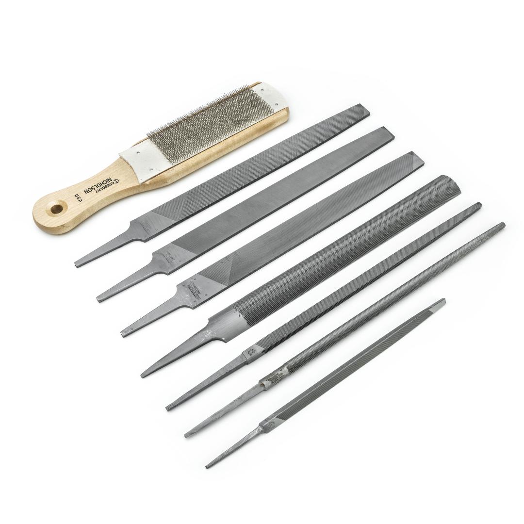 Filing and filing tools. Round Machinists file - 8" Round Type Machinists file (second Cut).