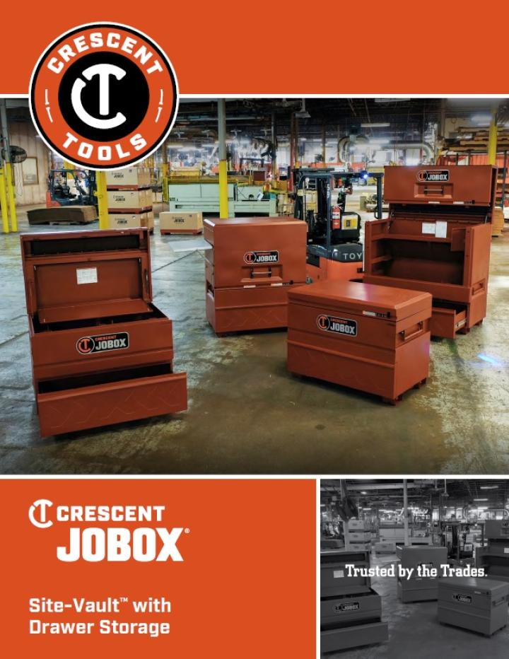 Crescent JOBOX SiteVault With Drawer Storage Crescent Tools