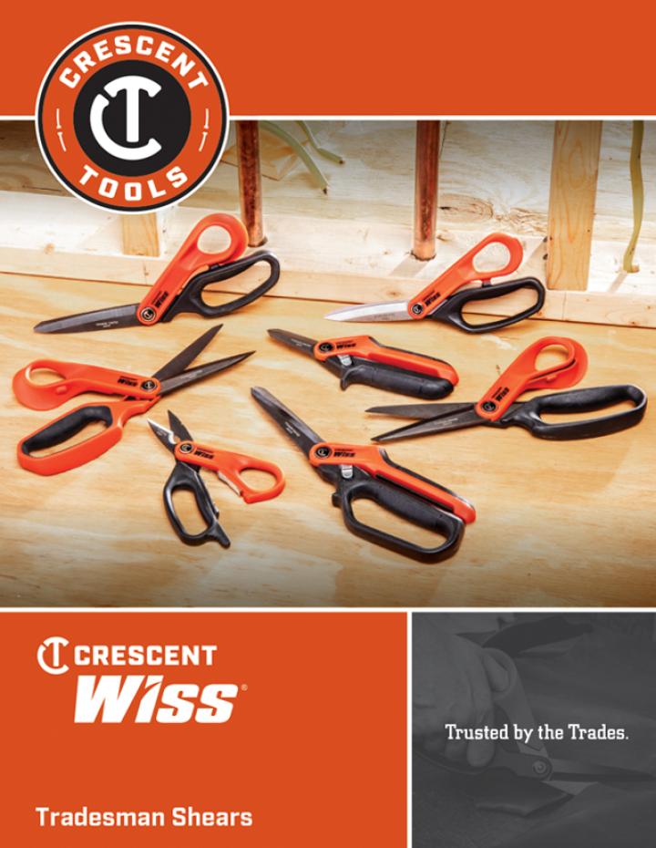 Tradesman Shears Single Ring Heavy Duty Titanium C... Details about   Crescent Wiss-CW11TM 11in 