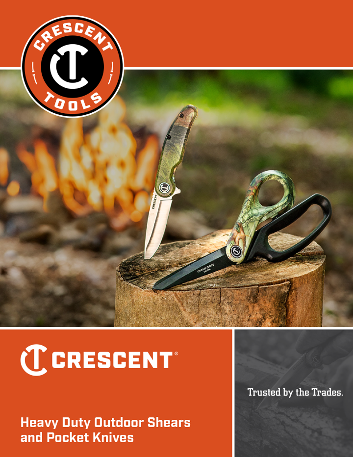 Heavy Duty Outdoor Shears and Pocket Knives Crescent Tools