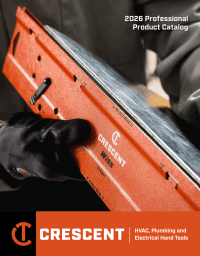 Cover page for the Crescent HVAC, Plumbing, & Electrical 2026 catalog