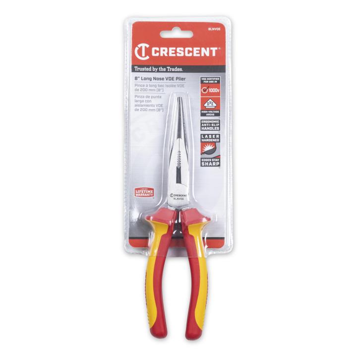 8 VDE Insulated Long Nose Pliers