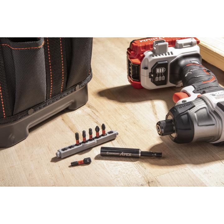 7 Pc. VORTEX™ Bit and Finder Sleeve Set | Crescent Tools