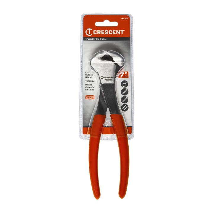 7-1/4 Dipped Handle End Cutting Nipper Pliers