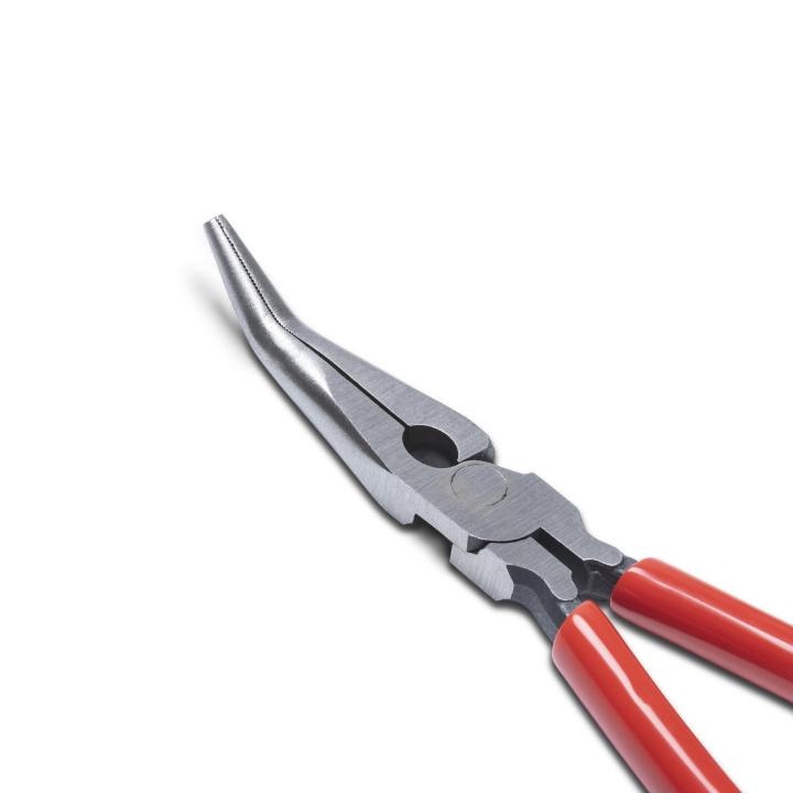 8 Bent Nose Pliers with Dipped Grip