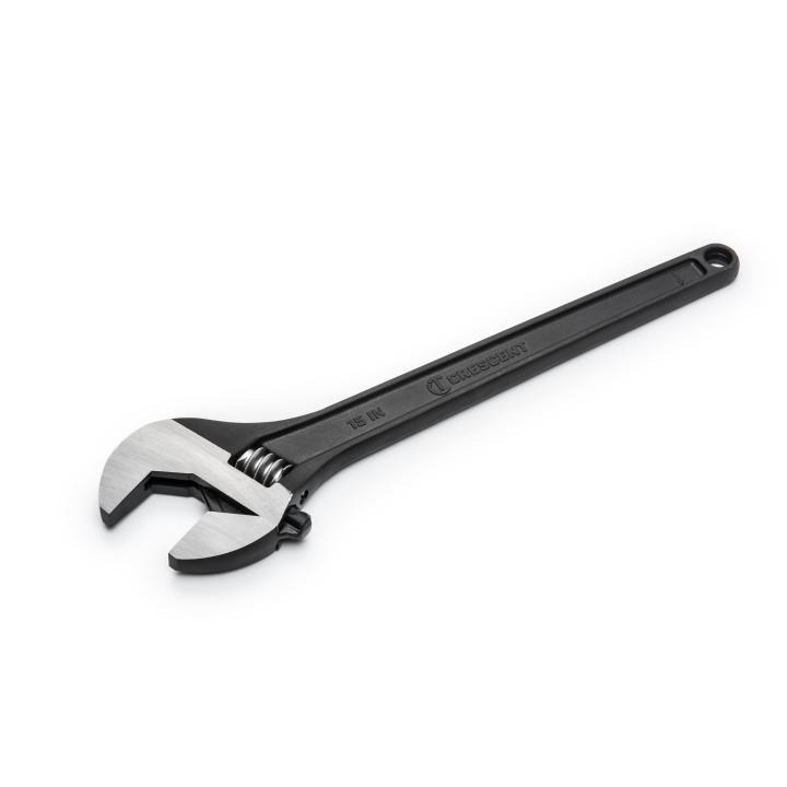 15-Inch SK Hand Tool 38015 Black Oxide Adjustable Wrench 