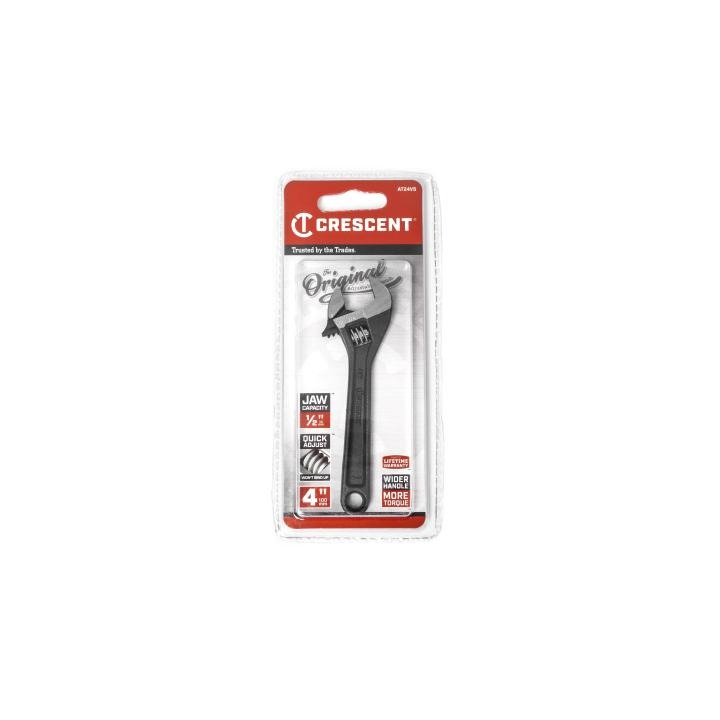 Crescent AT24VS 4 Black Oxide Finish Adjustable Wrench Cooper Tools
