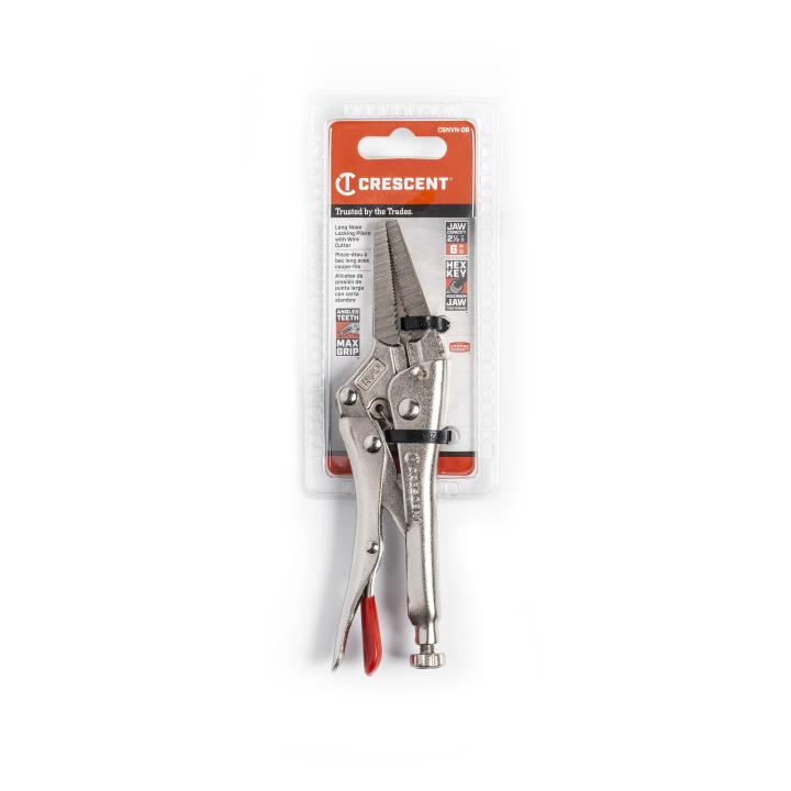 Crescent 6 Curved Needle Nose Solid Joint Pliers - 8886CVNN