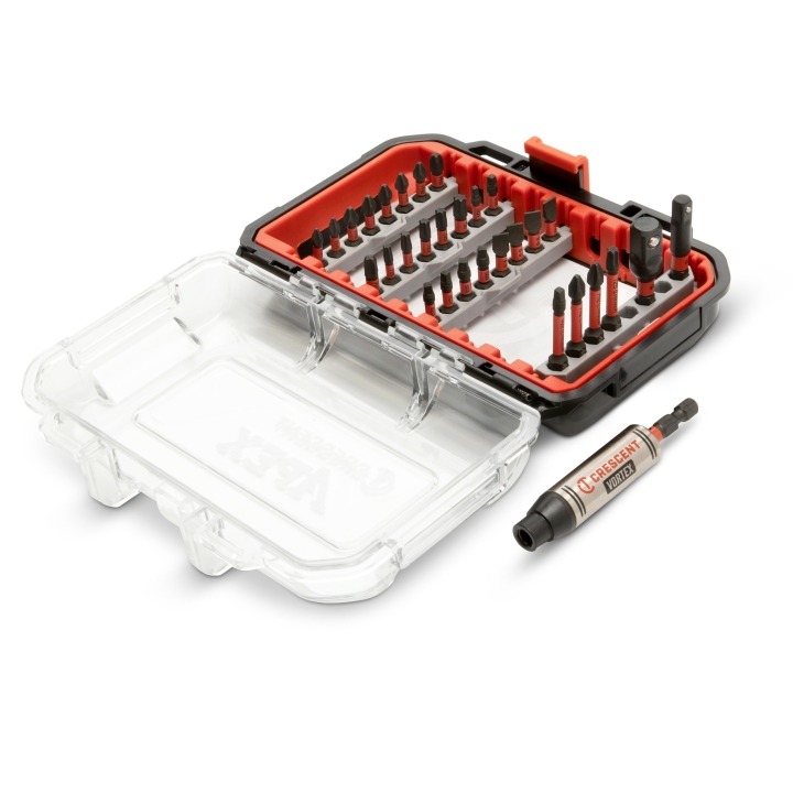 31 Pc. VORTEX™ Bit Holder Fastening Set | Crescent Tools