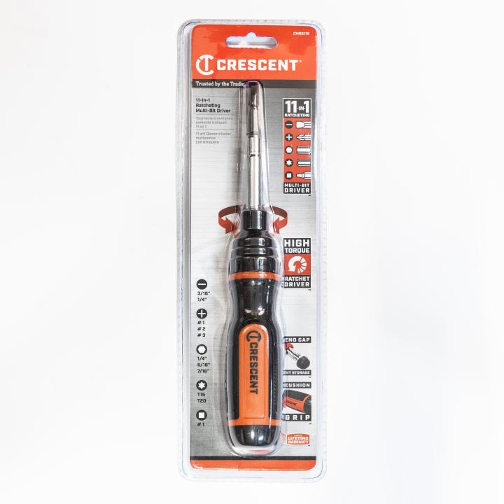 Image of 11-in-1 Ratcheting Multi-Bit Driver - Crescent