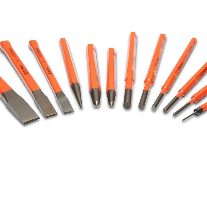 12 Pc. Punch and Chisel Set Construction Chisel Crescent