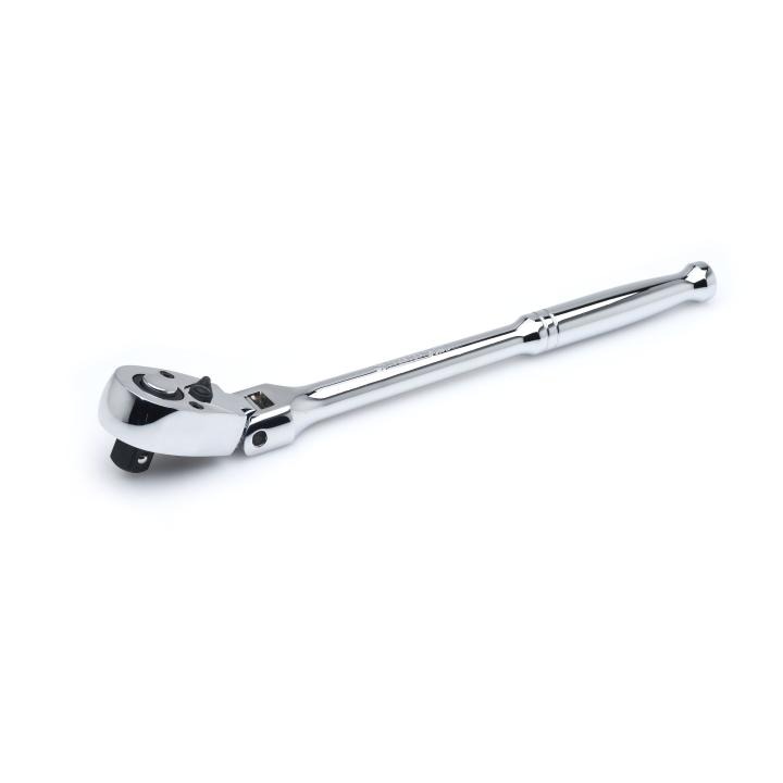 1/2-inch Drive 72-Tooth Quick-Release Extendable Chromed Steel Ratchet 