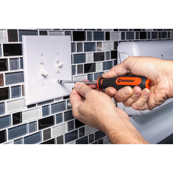 12 Piece Dual Material Screwdriver Set | Crescent