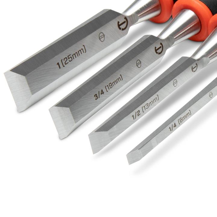 4 Pc. Wood Chisel Set | Construction Chisel | Crescent Tools