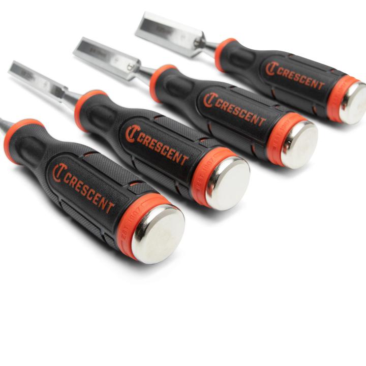 4 Pc. Wood Chisel Set | Construction Chisel | Crescent Tools