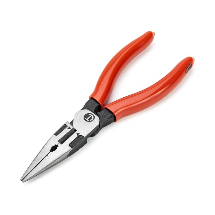 6 Long Nose Pliers Dipped Handle