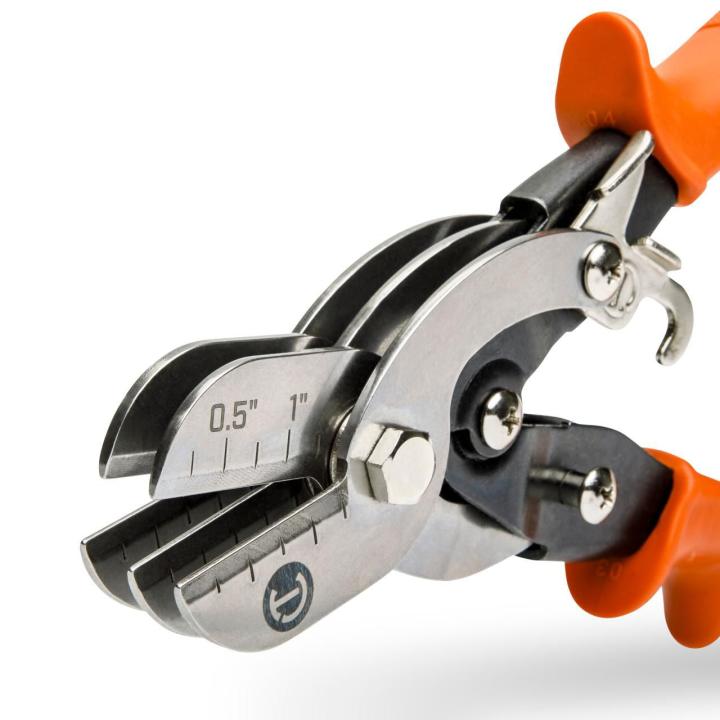 Close up image of the Crescent CTH5SC crimpers jaws