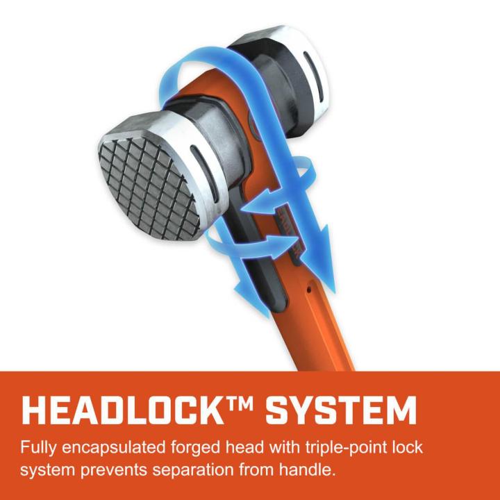 8 lb. HEADLOCK™ Fiberglass Sledgehammer