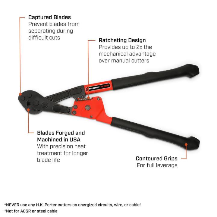 Guy Strand Ratchet Cutter | Crescent H.K. Porter