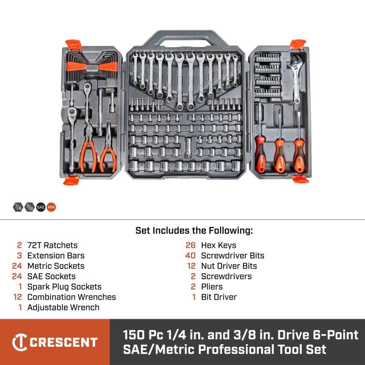 Socket Tool Kit 1/4 Wrench Key Set Car Tools Kit Set Home Auto Repair Hand  Tool