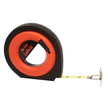 Lufkin FM100CME Tape Measure, 1/2 Inx328 ft, Orange/Black