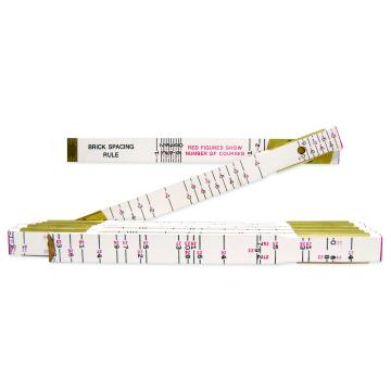 Image of Red End® Brick Mason's Folding Wood Rule - Lufkin